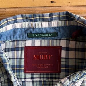 Scotch & Soda Men's Multicolor Plaid Shirt